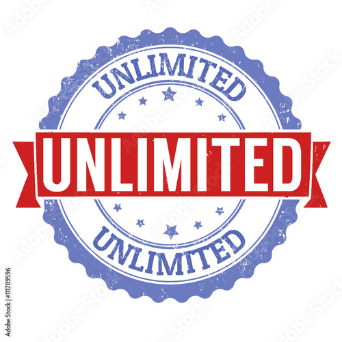 Unlimited sign or stamp