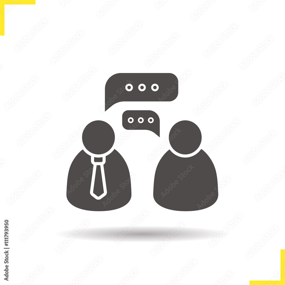 Job interview icon Job interview icon