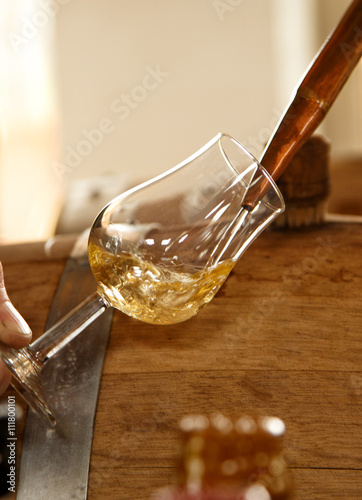 whiskey to pour from the barrel