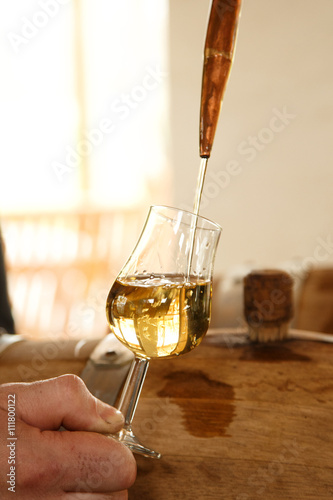 whiskey to pour from the barrel