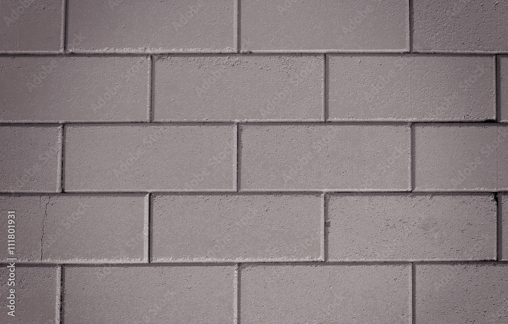 Fototapeta premium Grey brick wall background