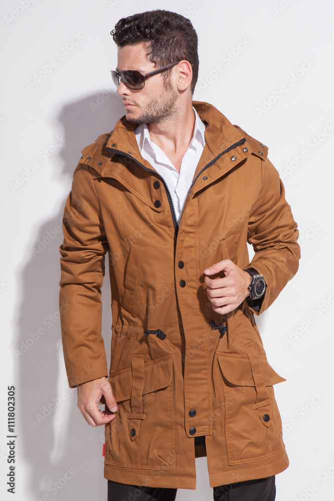 Elegant young handsome man