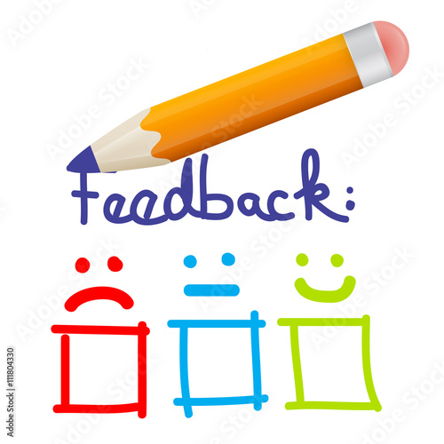 Feedback Icon with Pencil