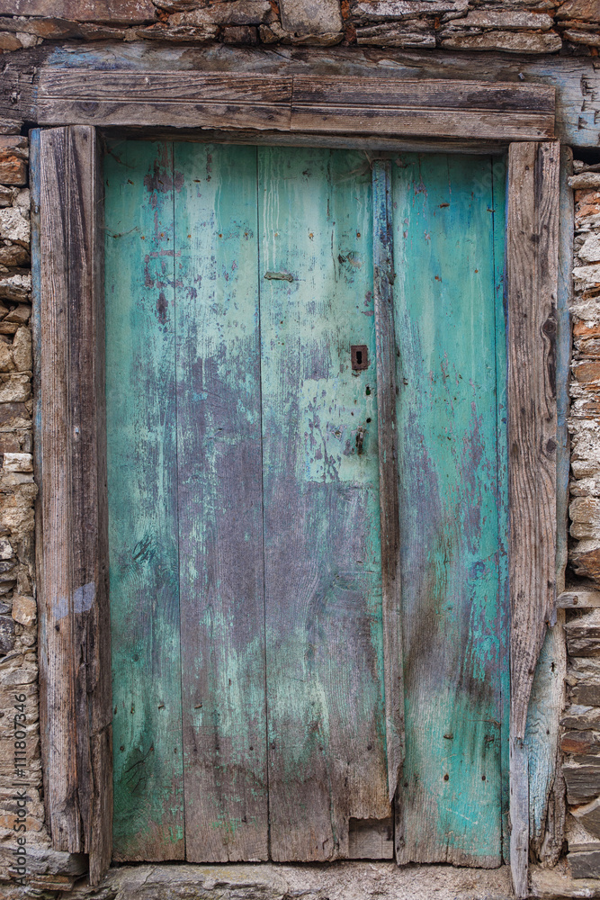 Old textured door Old textured door