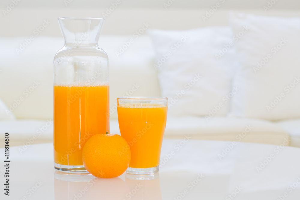 Jus d'orange, verre Jus d'orange, verre