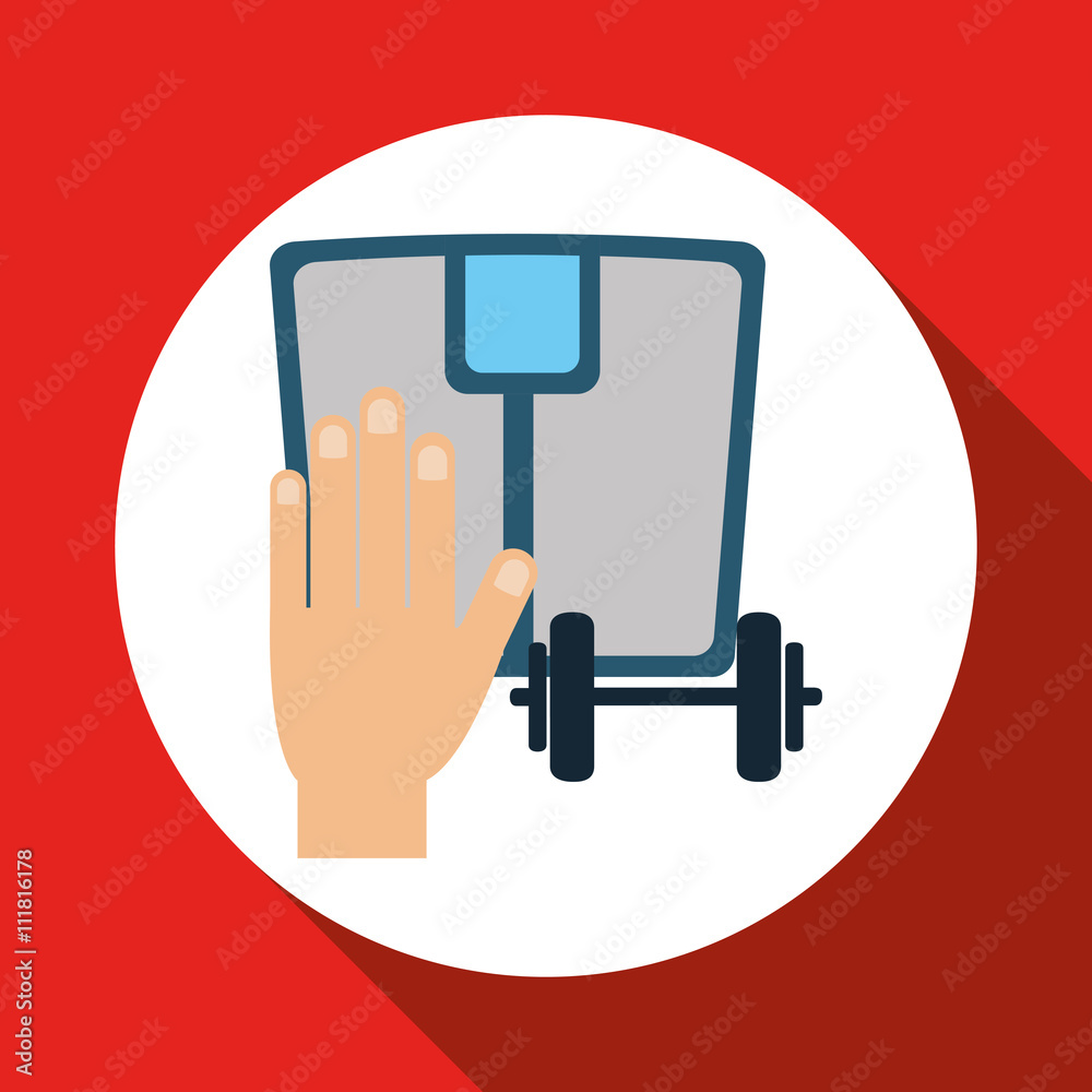 Healthy lifestyle design. fitness icon. Bodybuilding illustratio Healthy lifestyle design. fitness icon. Bodybuilding illustratio
