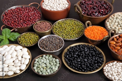 Lentils, peas and beans.