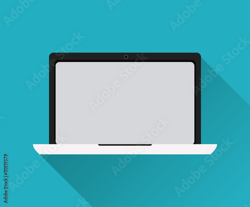 Work time design. Office icon. Colorful illustration