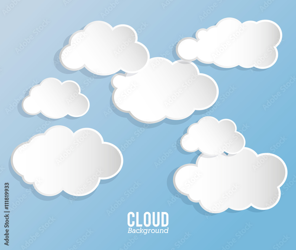 Cloud design. Wheater icon. Colorful illustration Cloud design. Wheater icon. Colorful illustration