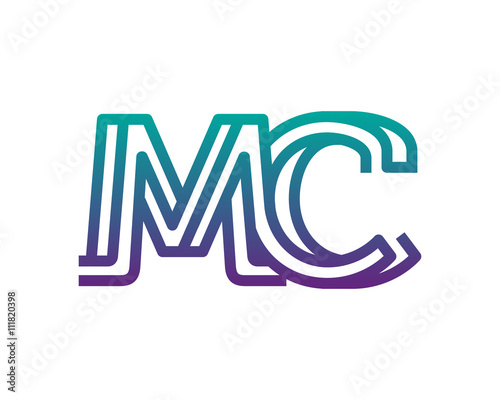 MC lines letter logo