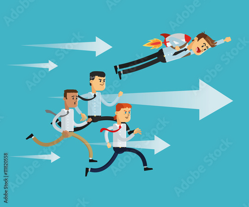 Winner design. Success icon. Colorful illustration