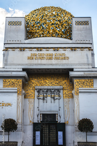 Bild auf Leinwand Secession Building (Secessionsgebaude, 1897). Vienna, Austria.