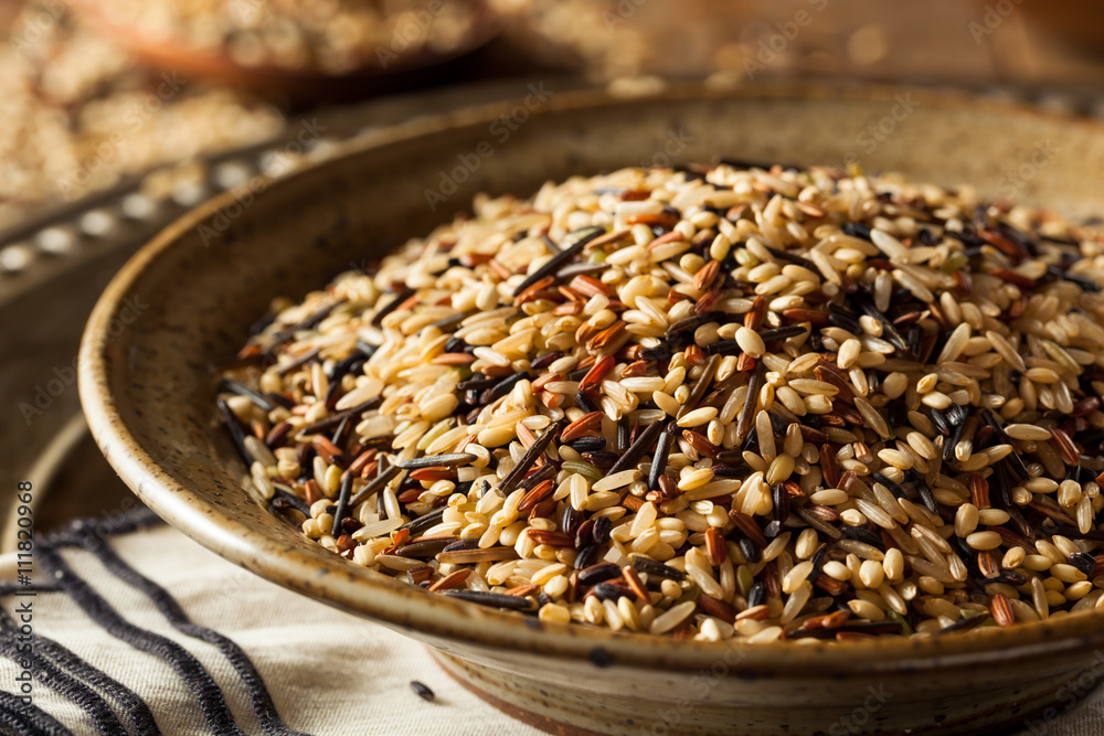 Raw Dry Organic Wild Rice