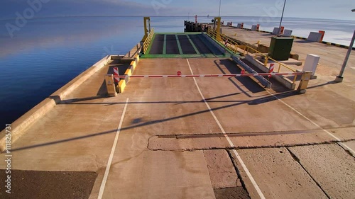 The very clean Kuivastu harbor. Kuivastu Harbour is the primary gateway to the biggest Estonian island Saaremaa. photo