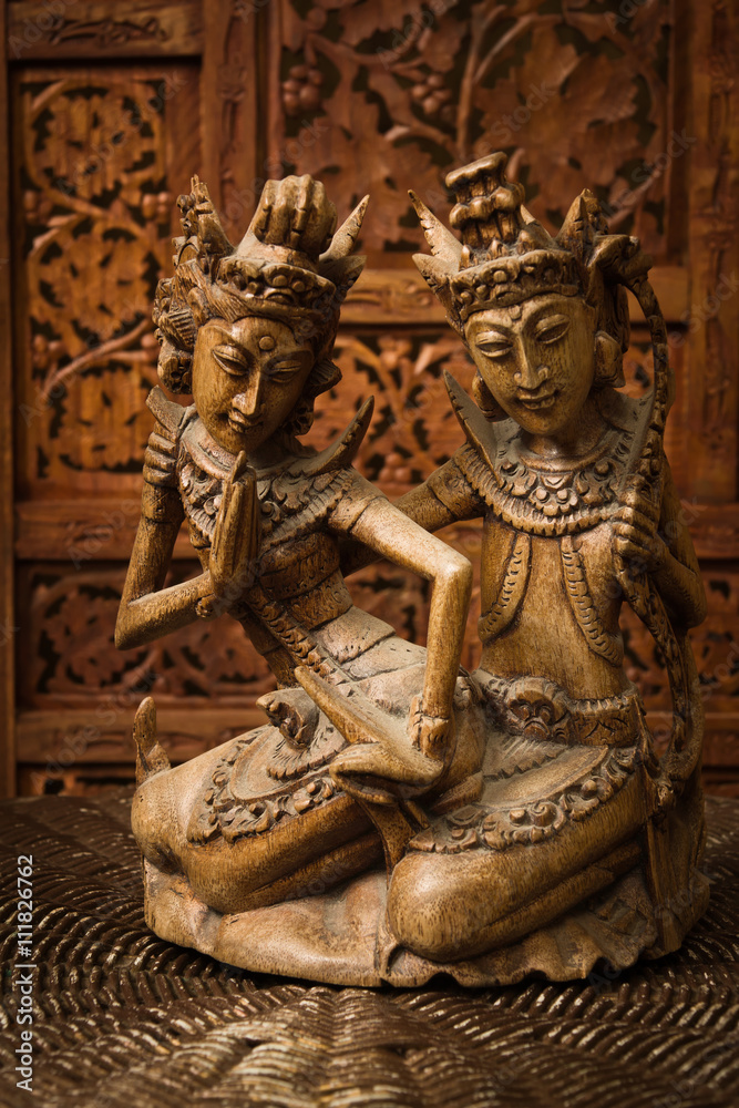 a figurine of the hindu goddess