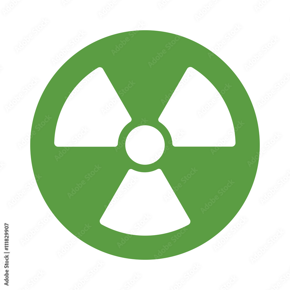 nuclear, atom, ecology green icons set on white background nuclear, atom, ecology green icons set on white background