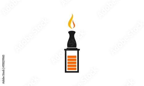 vape battery charge logo