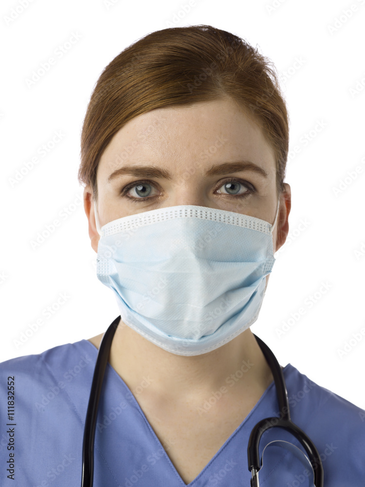 female nurse wearing face mask female nurse wearing face mask