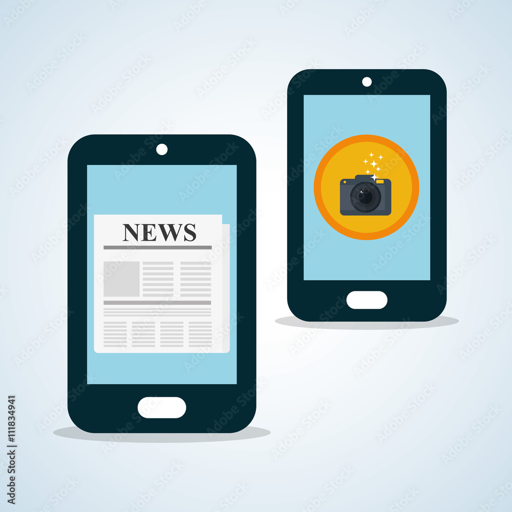 News design. Broadcasting concept. communication icon News design. Broadcasting concept. communication icon