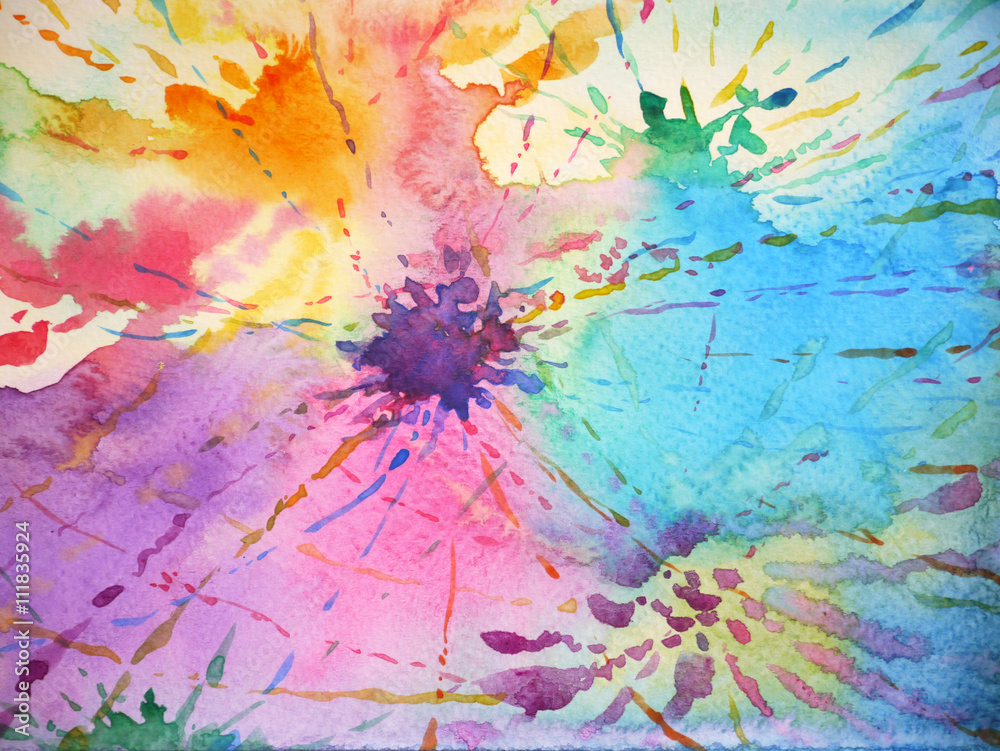 colorful background splash color drop watercolor painting
