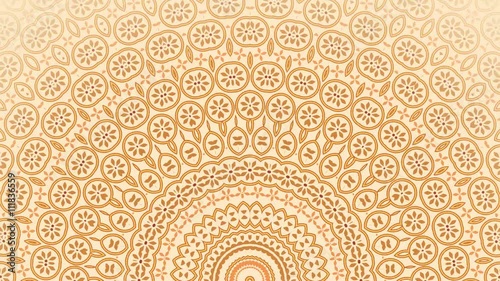 Arabian style kaleidoscopic background 