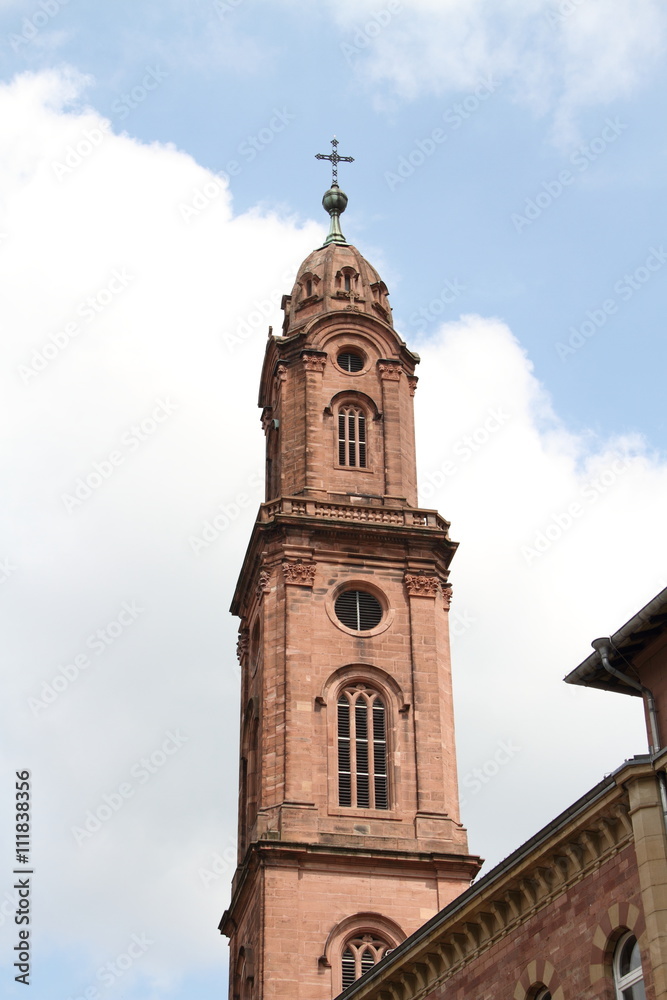Kirchturm in Heidelberg