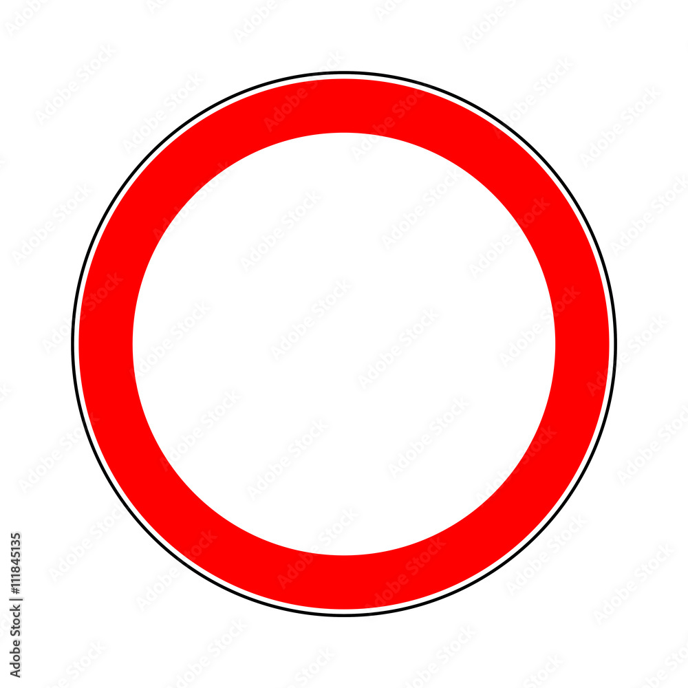 srr57 SignRoundRed - Verbotszeichen für Durchfahrt verboten - g4364 srr57 SignRoundRed - Verbotszeichen für Durchfahrt verboten - g4364