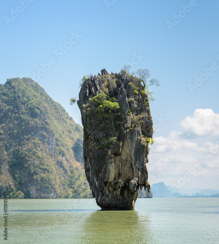 James Bond Island or Koh Tapu in Phang Nga Bay, Thailand