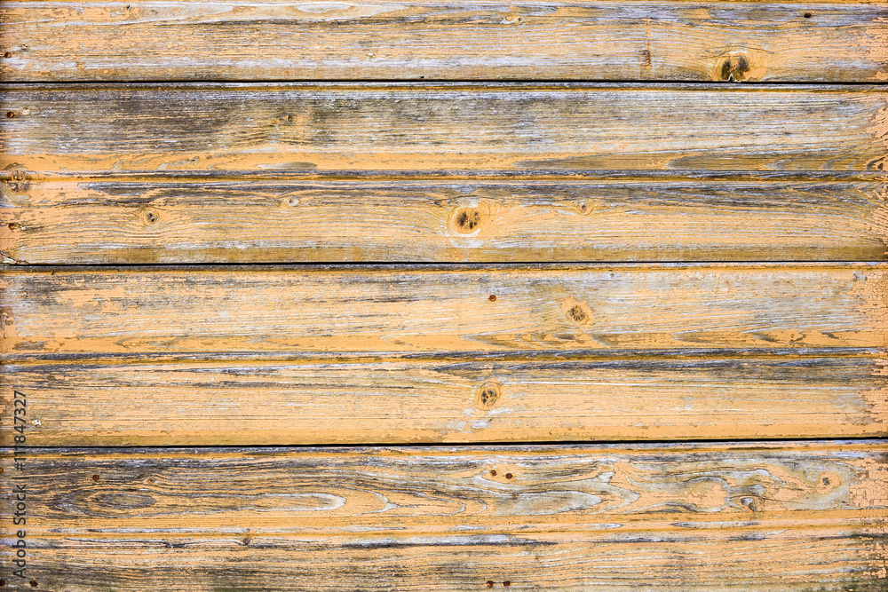 Old painted wood wall - texture or background Old painted wood wall - texture or background