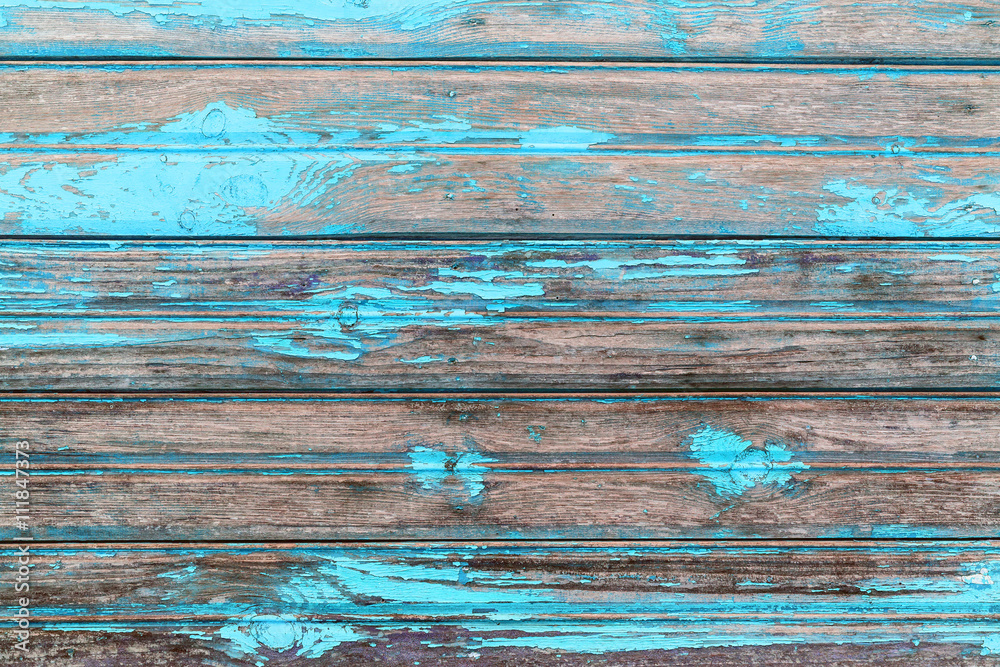 The Old Blue Wood Texture With Natural Patterns Stock Photo 