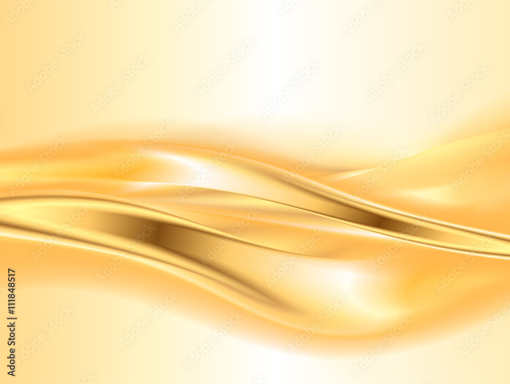 Abstract gold background, elegant wavy Abstract gold background, elegant wavy