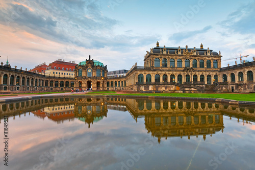 Zwinger Palace in the old town of Dresden  Germany.