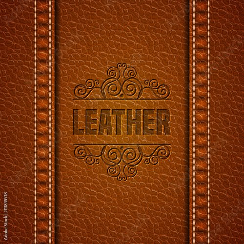Leather texture background