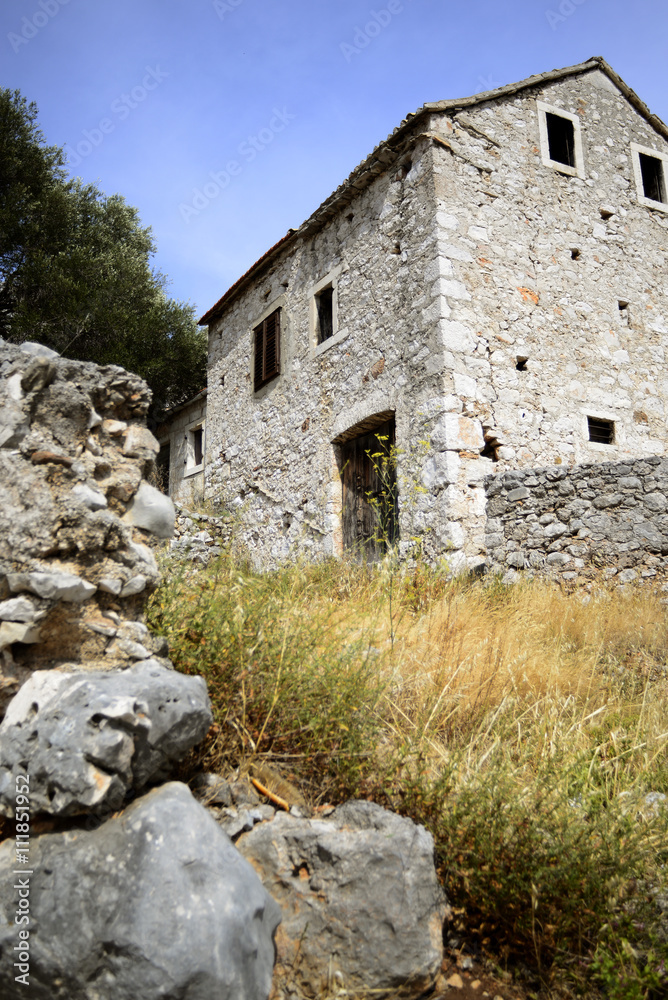 Old authentic dalmatian house in Ivan Dolac, Hvar - Croatia