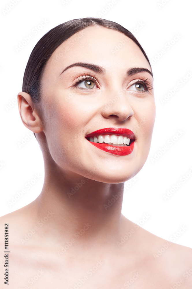 Pretty healthy girl with beautiful make-up Pretty healthy girl with beautiful make-up