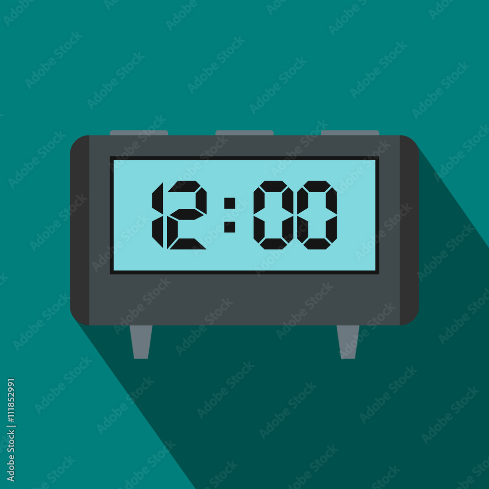 Watch icon, flat style Watch icon, flat style