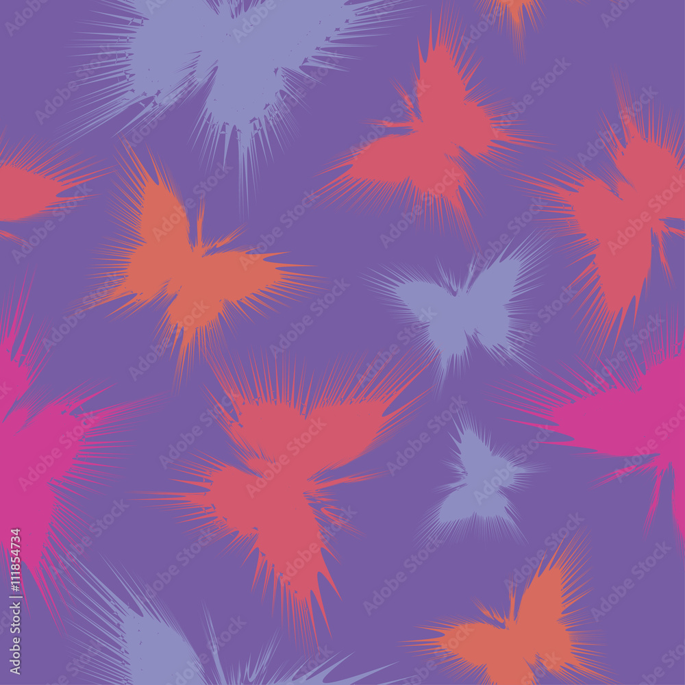 Ethnic boho seamless pattern with butterflies. Print. Repeating background. Cloth design, wallpaper. Ethnic boho seamless pattern with butterflies. Print. Repeating background. Cloth design, wallpaper.
