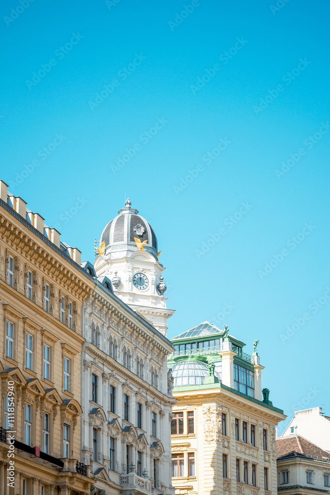 Fototapeta premium Viennese Classical style building, Austria, Europe