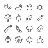 Food ingredient icons for application set 2