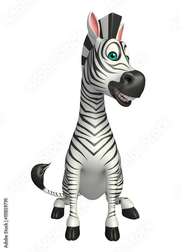 fun site Zebra cartoon character