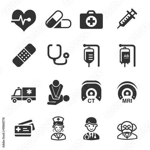 Health Care Icons - Medical Illustration