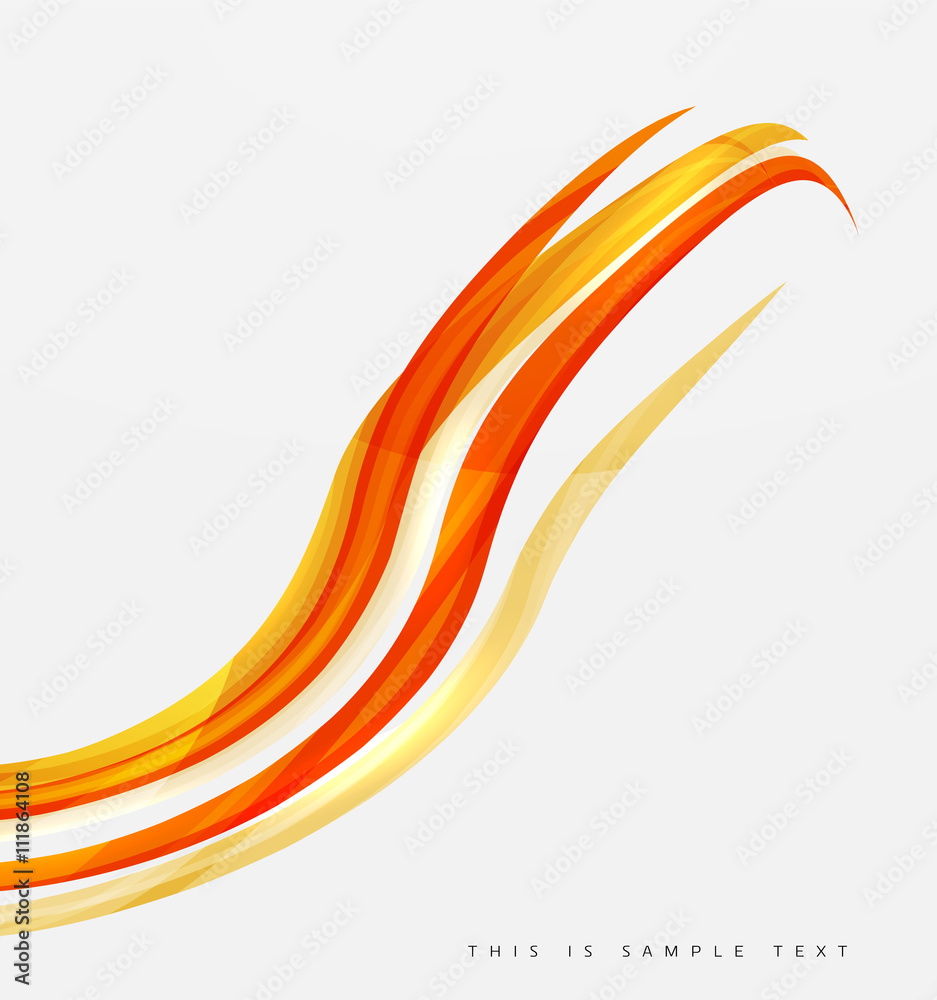 Rainbow color lines on white. Identity wave element Rainbow color lines on white. Identity wave element