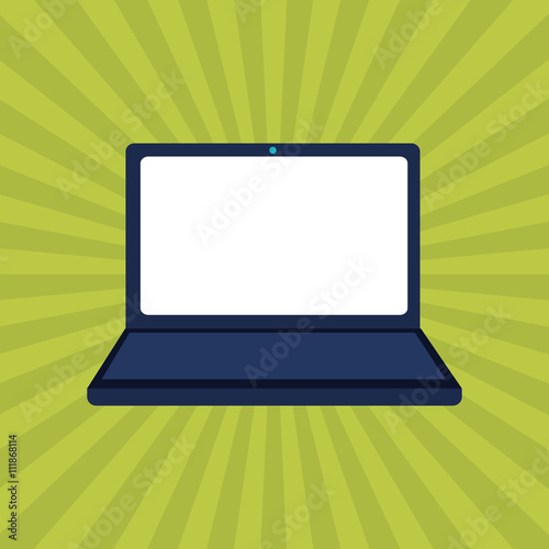 Laptop icon design 