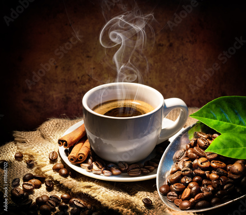 Aroma And Taste In Traditional Coffee Cap
