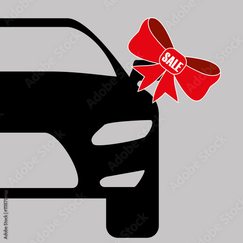 Car sale design. sale concept. white background