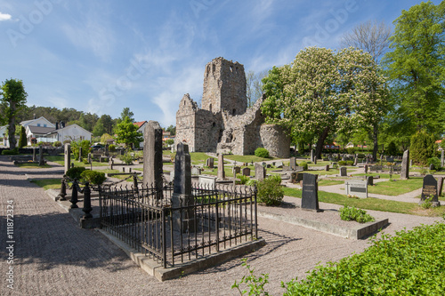 Fotografie View of the St Olof's Church ruin
