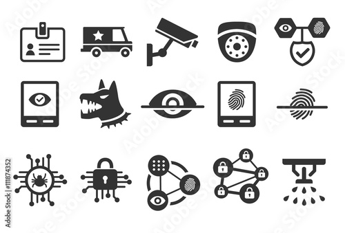 Security icons set 1
