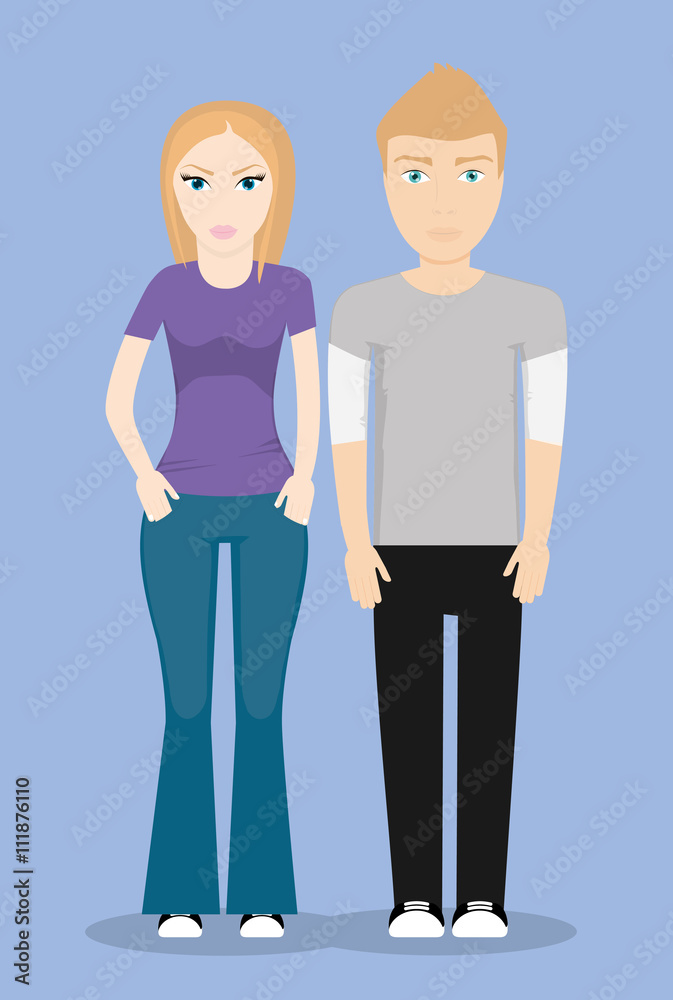 Obraz premium Avatar design. cartoon icon. Person illustration