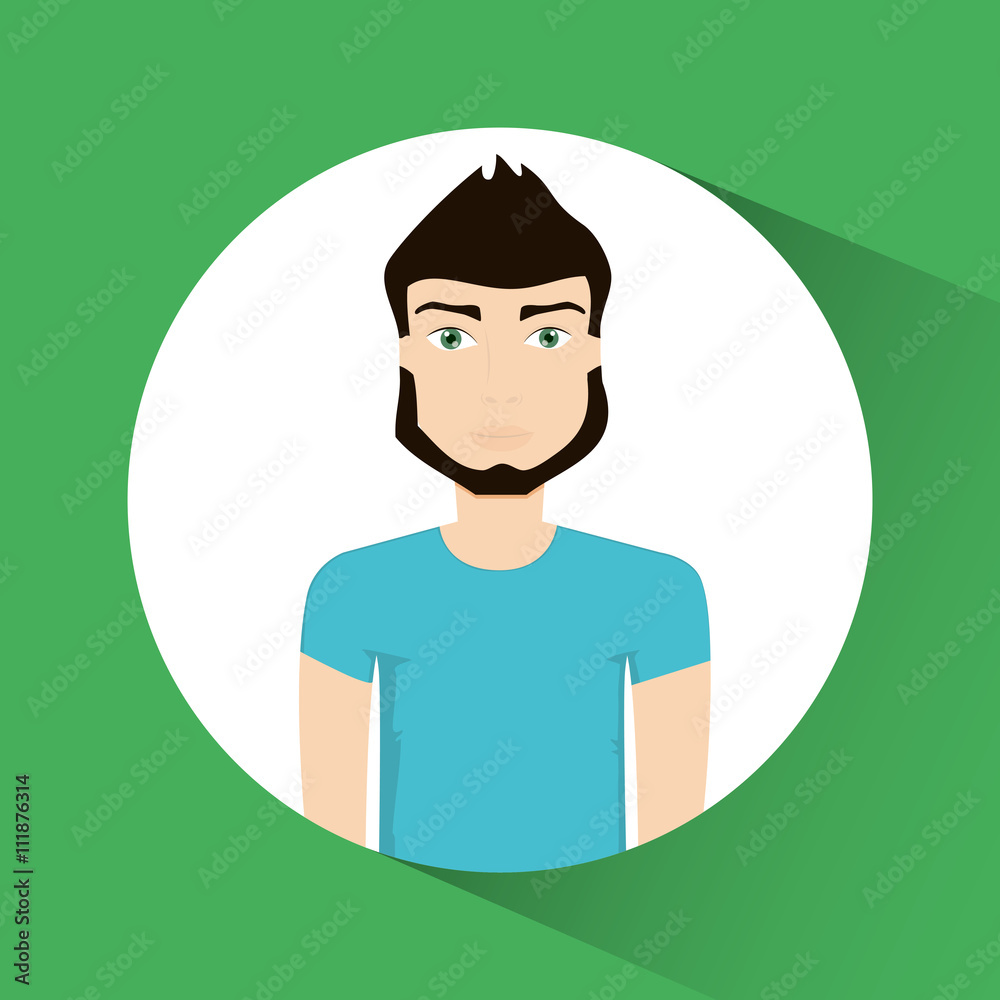 person design. cartoon icon. Person illustration person design. cartoon icon. Person illustration
