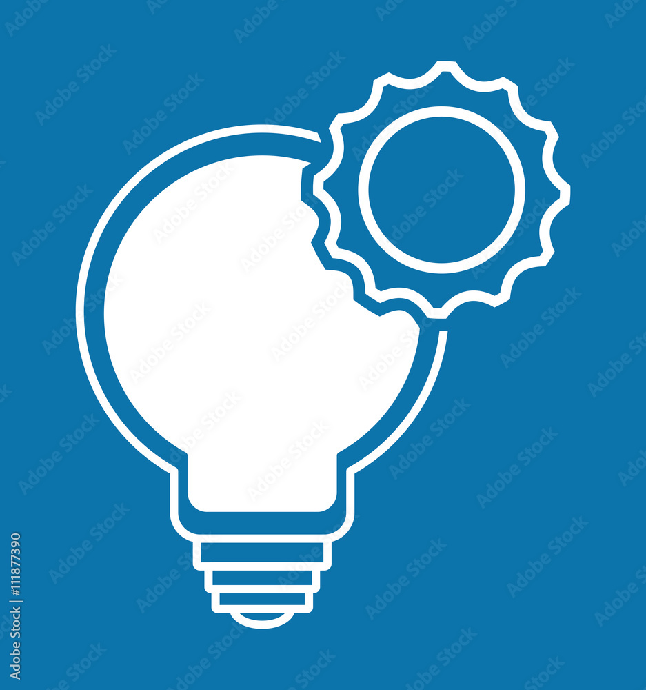 Idea design. Light bulb icon. Flat illustration , vector Idea design. Light bulb icon. Flat illustration , vector